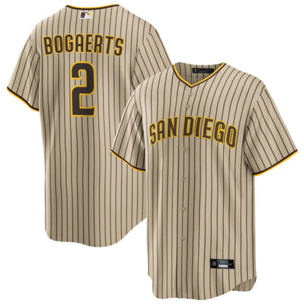 Men's San Diego Padres Xander Bogaerts Cool Base Replica Alternate Jersey - Tan