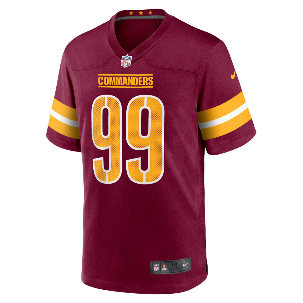 Youth Washington Commanders Chase Young Game Jersey Burgundy