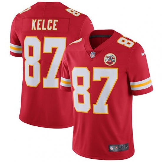 Youth Kansas City Chiefs Travis Kelce Limited Player Jersey Red