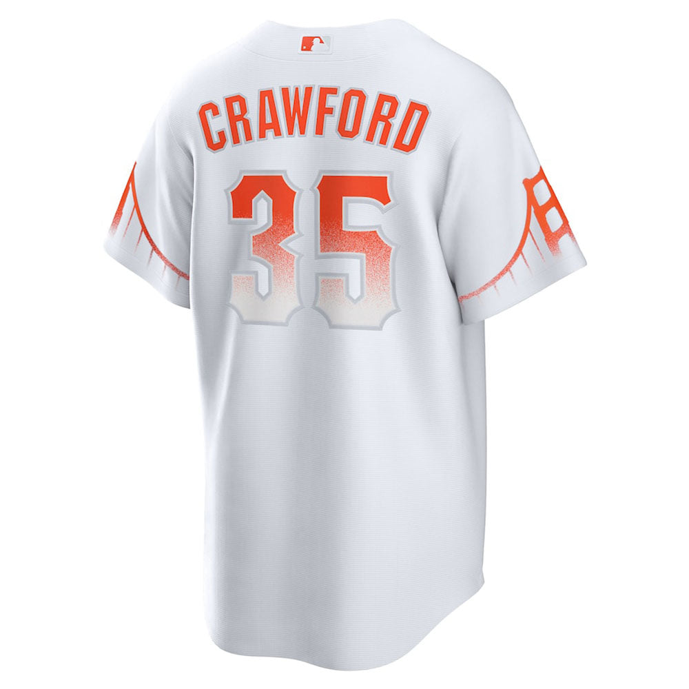 Men's San Francisco Giants Brandon Crawford City Connect Replica Jersey - White