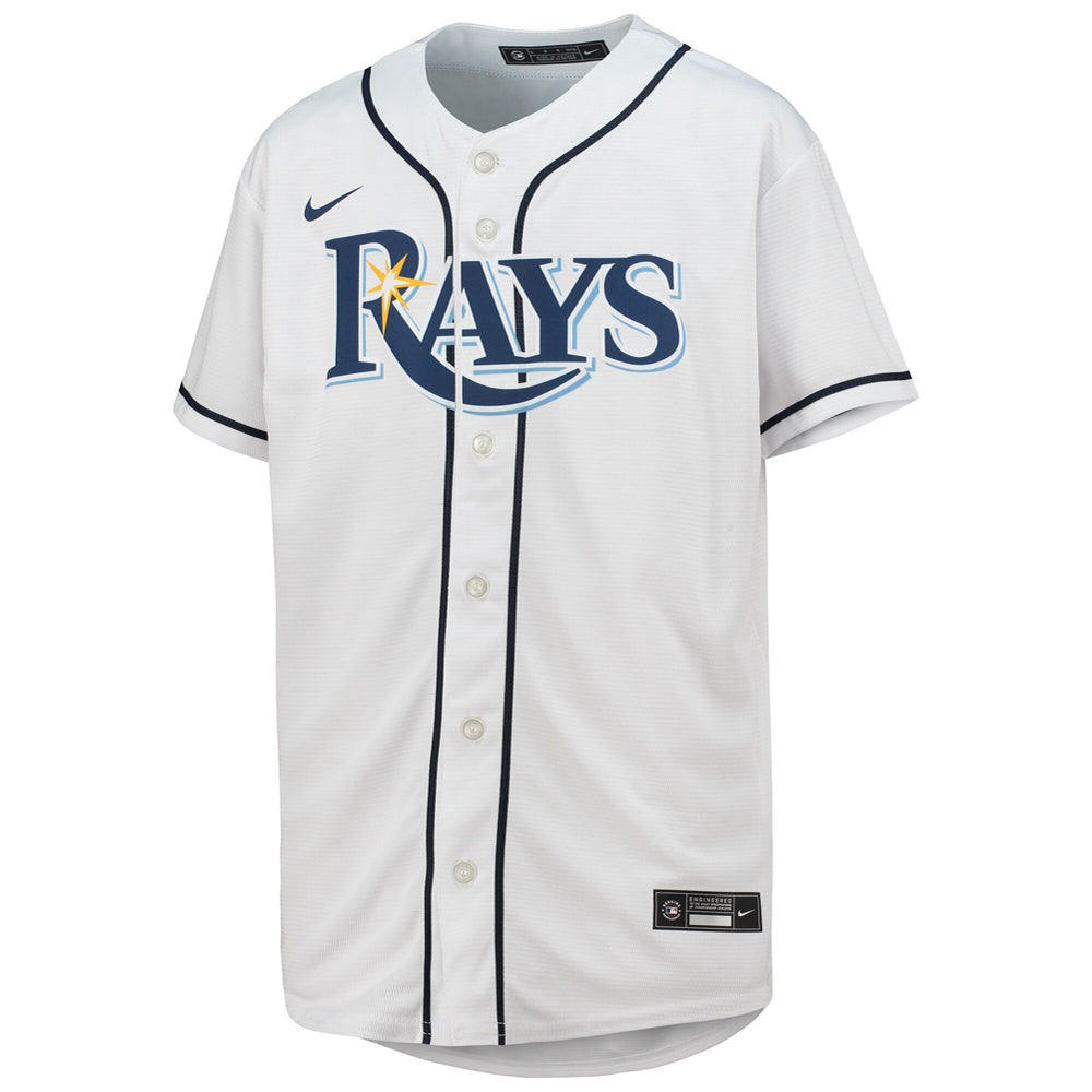 Youth Tampa Bay Rays Kevin Kiermaier Home Player Jersey - White